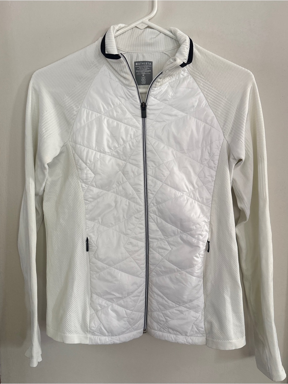 Athleta Flurry Force Insulated Primaloft White Jacket Size Medium